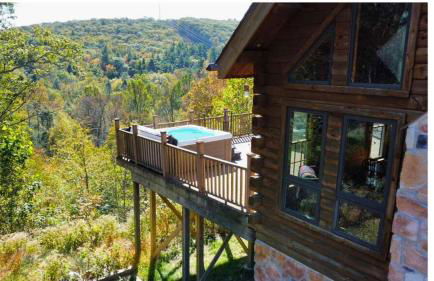 Rustic Ridge Log Cabin: Hot Tub, Games, Views! - Foto 4
