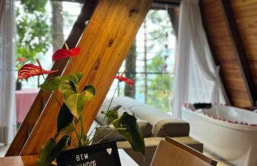 Cabanas da Mata Com Vista para as Montanhas na Serra Gaúcha - Foto 43