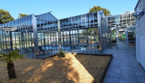 Chez Ced et Laeti, Appartement privé avec jardin et terrasse dans résidence l'estuaire muni d'une piscine couverte et aire de jeu, Linge de lit et de salle d'eau ainsi que télé, compris dans le tarif Profitez à fond de notre belle région - Foto 3