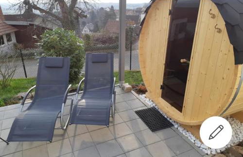 Ferienloft Ottos Werkstatt mit Saunafass - Foto 6