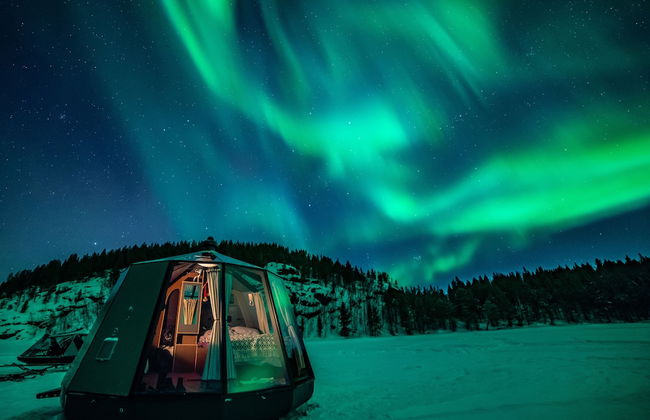SnowLounge AuroraHut GlasIgloos IceHotel - Foto 21