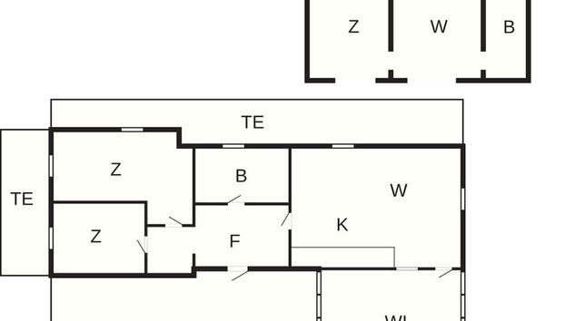 5 Person Holiday Home in Glesborg - Foto 3, Plano