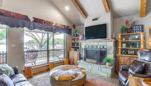 Views and Private Dock Lakefront Eustace House! - Foto 3