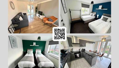 Spacious 3-Bedroom house with 5 beds and sofa-bed - Foto 2