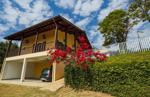 Recanto Atibaia piscina, área gourmet e vista incrível! - Foto 52