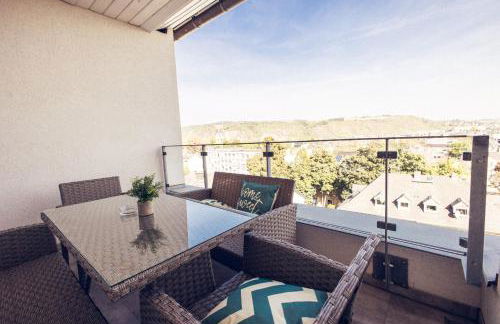 Design Apartment zentral für 6 in Andernach: Ausblick, WiFi, Küche - Foto 18