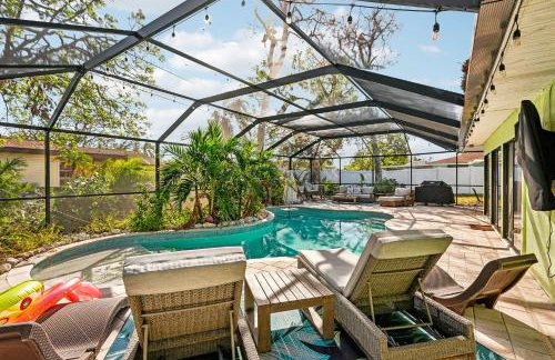 4 Br Bradenton Home Private Pool Outdoor Bar WD - Foto 1
