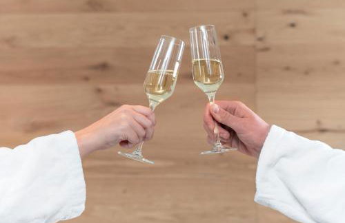 Ferienwohnung im Chaletstil Ährenglück 70 qm Wellness Fitness Sauna Bergrödelhof - Foto 12