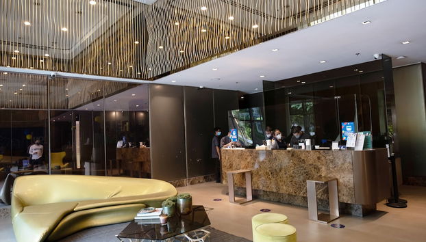 Sitzecke in der Lobby