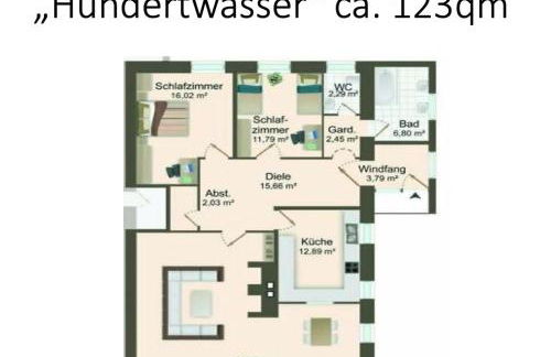 Große Ferienwohnung Hundertwasser am Dreisessel in Altreichenau - Foto 24