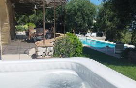 villa provençale en pierre avec vue sur la mer, piscine et jacuzzi - Foto 58