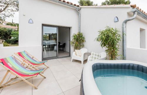 Les Calanques - Clim et Jacuzzi - Foto 8