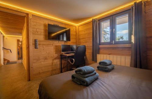 Pétillant Chalet aux 3 étangs avec SPA, Sauna et Véranda - Foto 24