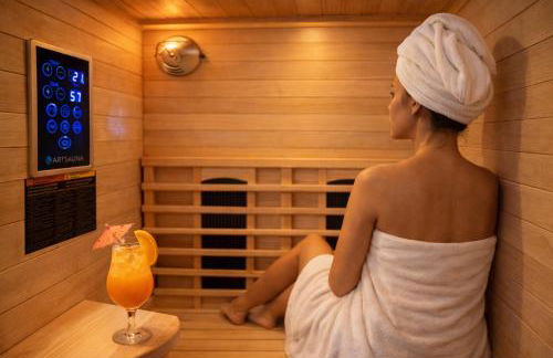 Luxus City Apartment Sauna Balkon Küche Zentral - Foto 8