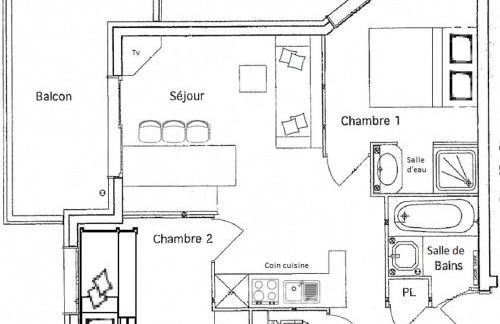 Appartement 3 pièces à Méribel Village avec piscine, 4 personnes - FR-1-411-618 - Foto 9