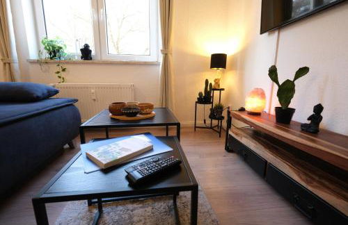 Cozy Jungle Magdeburg - Modernes Apartment mit eigenem Parkplatz - Foto 13