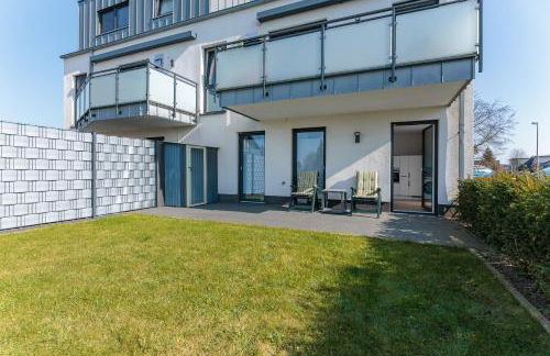 Modernes Apartment mit Terrasse & Garten, Parkplatz & 24h Self-Check-in - Foto 21