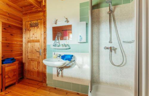 Der Fuchsbau - 3 separate Blockhäuser - ruhige Lage - 50m bis zum Wald - eingezäunter Garten - Foto 18