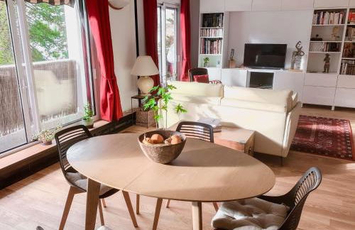 Paris-Daumesnil - Grand 2 pièces de charme sur jardin - 61m2, pour 4p - Large 4 star charming 1 BR apt for 4 with AC - Classement Officiel 4 étoiles - Foto 19