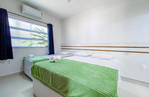 Apto Térreo com 2 quartos (ambos com ar split), sendo 1 suíte, internet privativa 300MBPS, no Residencial Vila Regina, condominio com piscina e área gourmet bem próximo a praia de Taperapuã - Foto 23