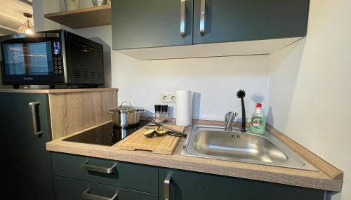 Wolfsbutze - zentrales Motto Apartment - Foto 5, stove