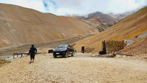 Contemplando i paesaggi della Mina La Mexicana