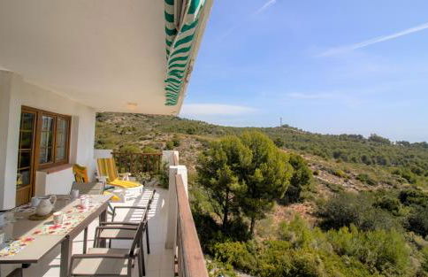 Terraza con vistas espectaculares - Haciendas ALBERT VILLAS Alcossebre - Foto 12