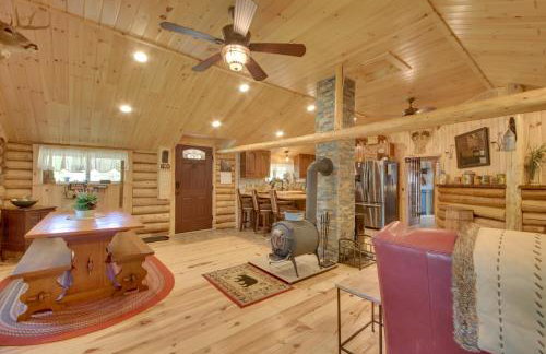 Trout Ponds and Sauna Unique Log Cabin in Freedom - Foto 8