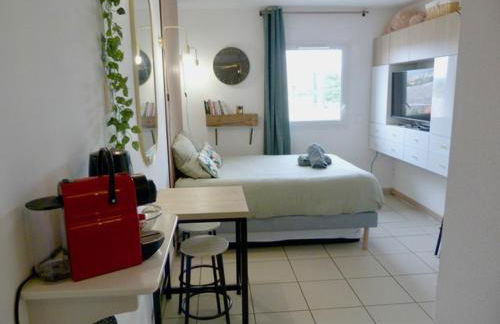 Charmant studio le clos d'Aix parking privé gratuit et piscine - Foto 21