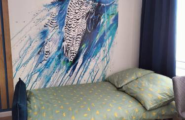 Noclegi Duet House Green Harmony Studio wejście na kod CENTRUM Ptak, Orientarium, Mandoria, Fala, Centrum Zdrowia Matki Polki, bezpłatny parking, klimatyzacja - Foto 26