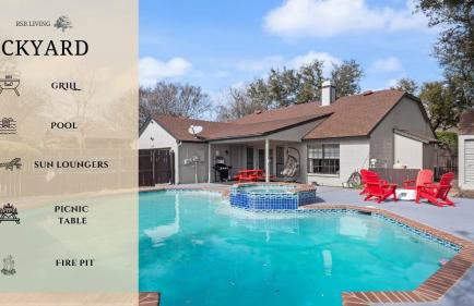 Beautiful 4BR 2B Home with pool near At&t Stadium - Foto 9