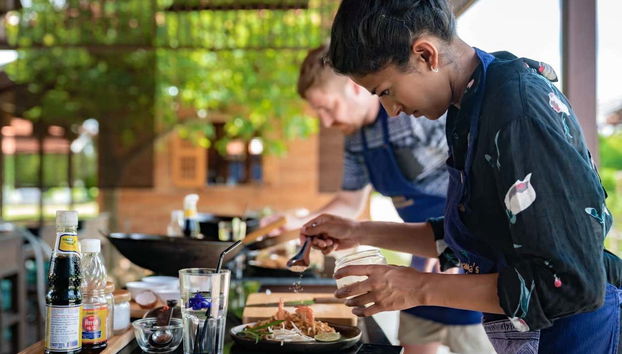 Cozinhando em Chiang Mai