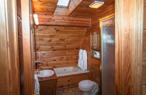 Treetops Cabin easy to Asheville with fast wifi and great view - Foto 11