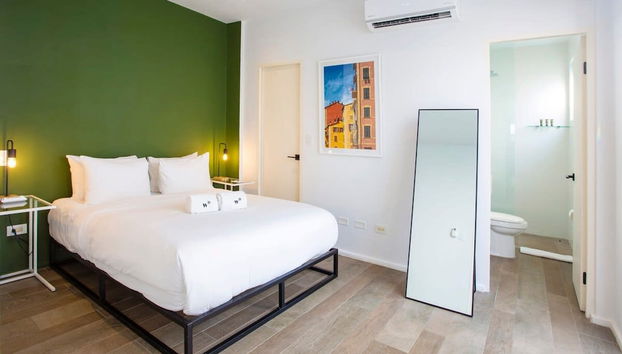 w Artistic 2BR With Rooftop Pool Casco Antiguo - Foto 3, Habitación