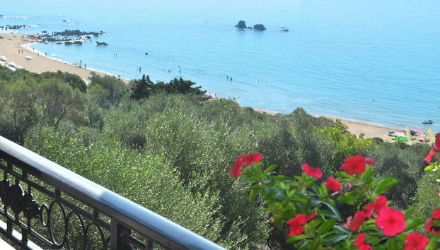 Apartments With Swimming Pool and Panorama sea View - Pelekas Beach - Foto 2, Balcón