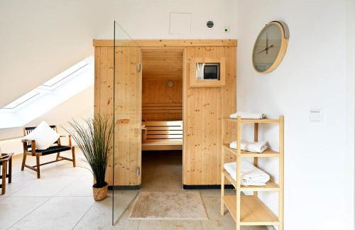 Rosengarten Apartments Fürth, Moderne Serviced Apartments in Citylage, ganze Ferienwohnung 50 m2, nahe Nürnberg, Metro, Sauna, Frühstück & Parkplatz - Foto 8