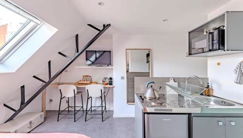 Charmant studio à deux pas de la gare - Le Nichoir - Foto 5, stove, pet friendly, minibar