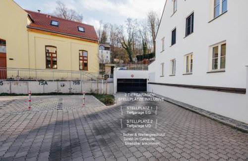 JH Apartments Landshut - 100" TV Gaming Tiefgarage - Foto 8