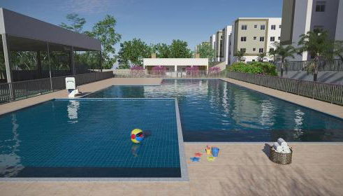 Ap 2 Quartos 5km da BR, Palhoça - Foto 4