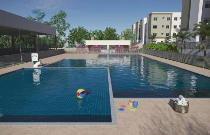 Ap 2 Quartos 5km da BR, Palhoça - Foto 4