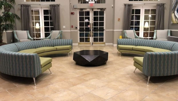 Lobby sitting area