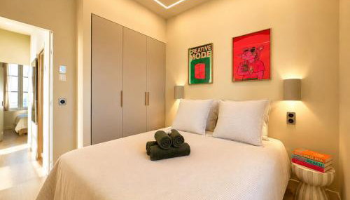 MONACO - MENTON - SEA VIEW - FULL CLIM - 2 BEDROOMS - PREMIUM LOCATION - LUXURY RENOVATED - PARKING - BALCONY - BEAcH and SUN - Foto 4