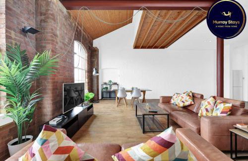 Large Industrial Style 2 Bedroom Apartment Short Term Rental & Flexible Renting Canary Wharf With Free WiFi - Foto 7