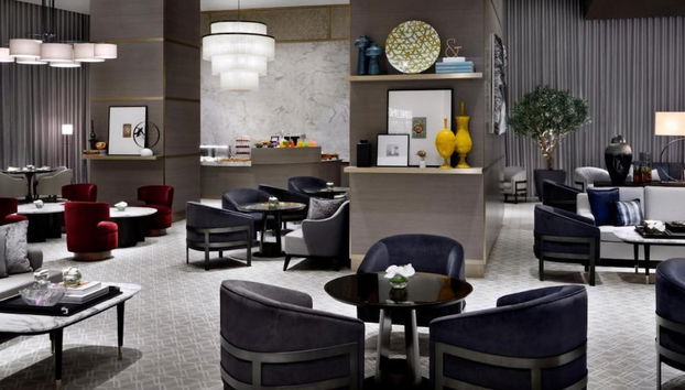 Coin salon dans le hall