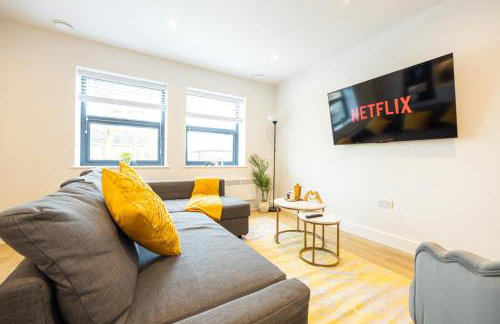 Modern 2 Bed near Wythenshawe Hospital and Manchester Airport With Parking - Foto 4