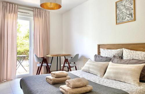 Studio en face Hopital Nord avec terrasse - Foto 9