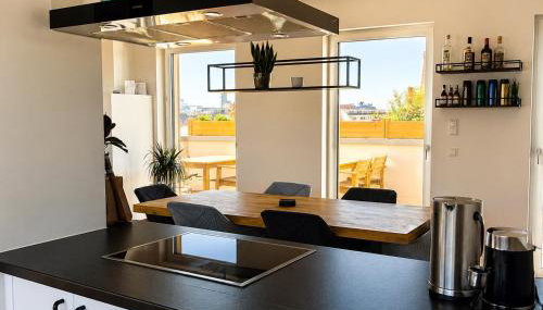 Stylisches Penthouse mit XXL Dachterrasse ab Mai Klimaanlage und Gasgrill zentrumnah - Foto 4