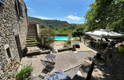 Maison de vacances avec piscine privée, Ardèche, Le Mas de Jallet, proche les Vans, Les Assions - Foto 17