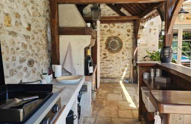 Villa familiale La Finca du champ de l'eau Avec sauna jacuzzi proche de Disney et Paris - Foto 46