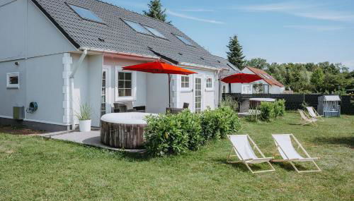 Ferienhäuser Insel Usedom Haus Samara 8 - Blick aufs Achterwasser! Whirlpool und Sauna - Foto 2